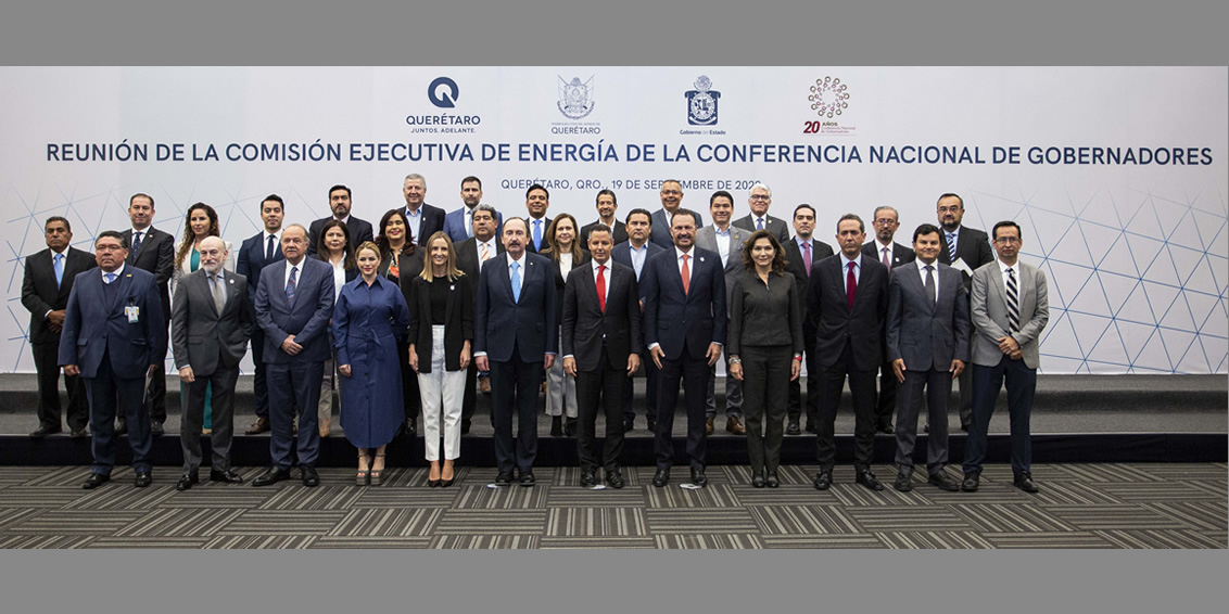 Reunión de la Comisión Ejecutiva de Energía de la Conferencia Nacional de Gobernadores. Querétaro, Querétaro. 19 de septiembre de 2022.