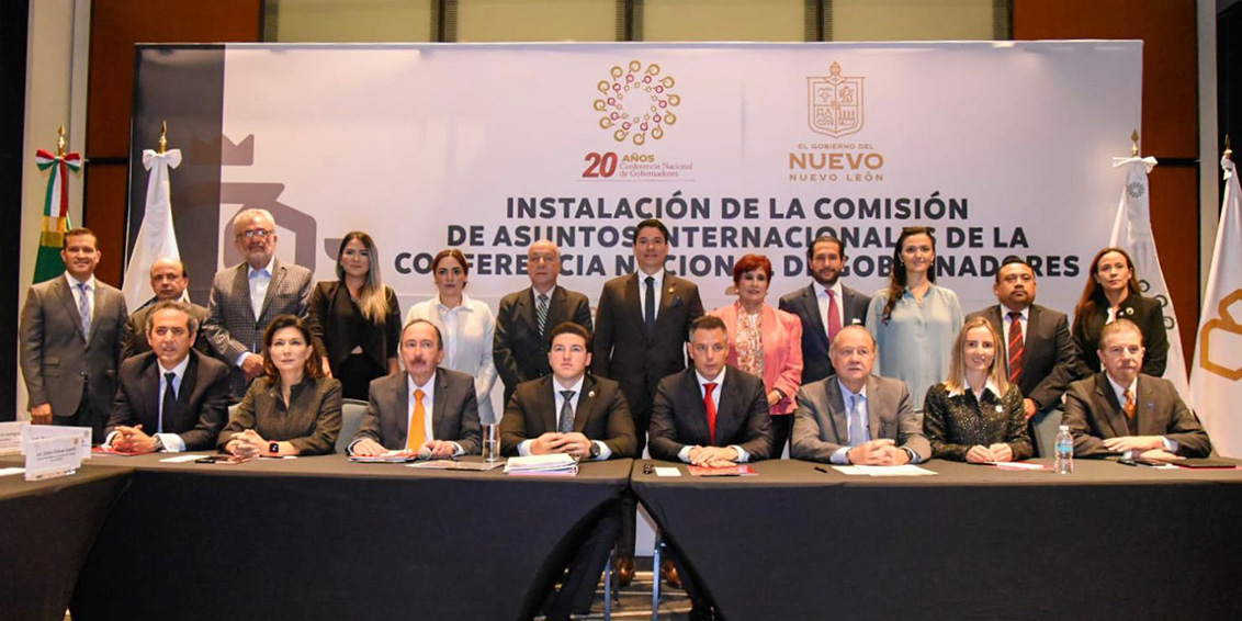 Reunión de la Comisión de Asuntos Internacionales de la CONAGO - 28 de noviembre de 2022. Ciudad de México.